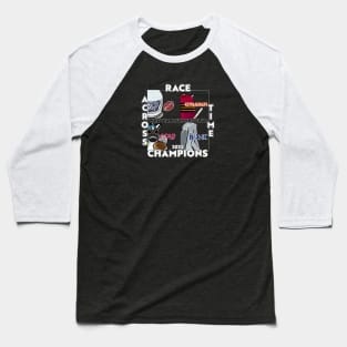 Race Across Time 2022 Champions - VILLAINS! Baseball T-Shirt